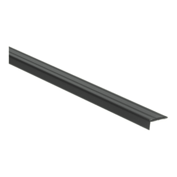 Vloerenwinkel   Hoekprofiel (10mm - Zwart)