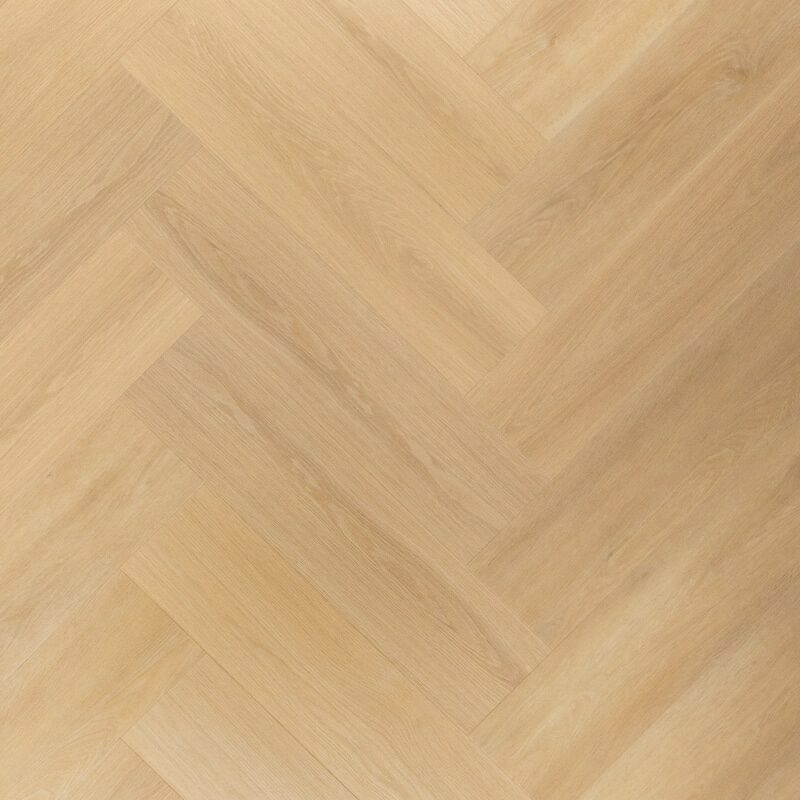 Douwes Dekker Ambitieus Brede Visgraat Click PVC Brede Visgraat Licht Brioche (ultramat) 10509