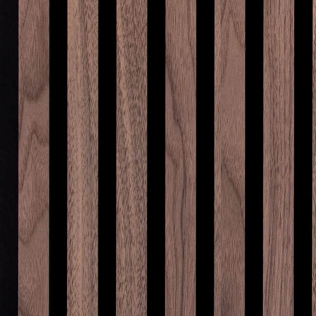 Akoestisch wandpaneel 260x52,6 cm Walnoot 2614557711